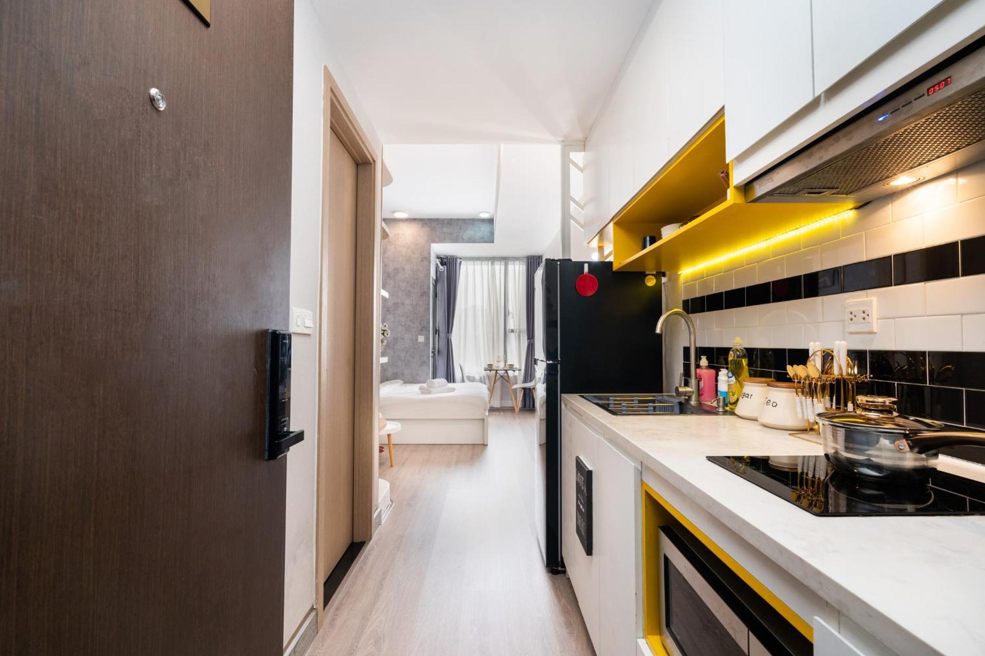 Oui! Oui! Saigon Apartment - Rivergate Residence โฮจิมินห์ซิตี้ ภายนอก รูปภาพ